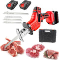 Electric Reciprocating Bone Saw Reciprocating Saw Portable Electric Bone Saw Stainless Steel Saw Blade Cordless Reciprocating Saw for Wood Trees Metal PVC Pipe Cutting,2 Batteries