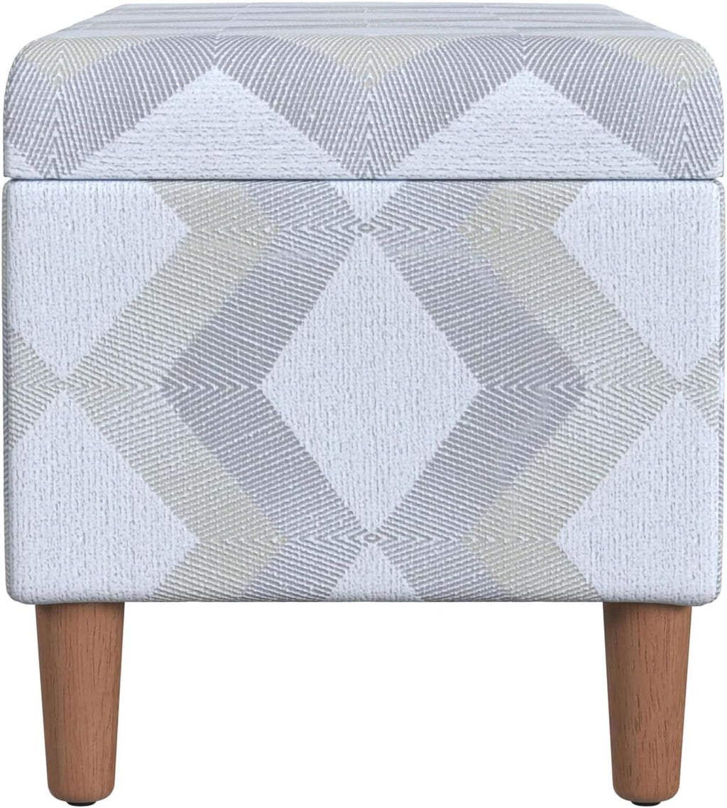 HomePop Malmo 36' Storage Bench - Natural Woven Geo