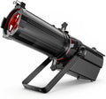 SHEHDS LEKO Profile Stage Spotlights LED Zoom 350W RGBW, Zoom Range of 19°–46°, 3,000 to 14,000K Par Ellipsoidal Lights Manual Focus Four-Leaf Manual Cut Light Barrier DMX512 Disco DJ Lights for Show