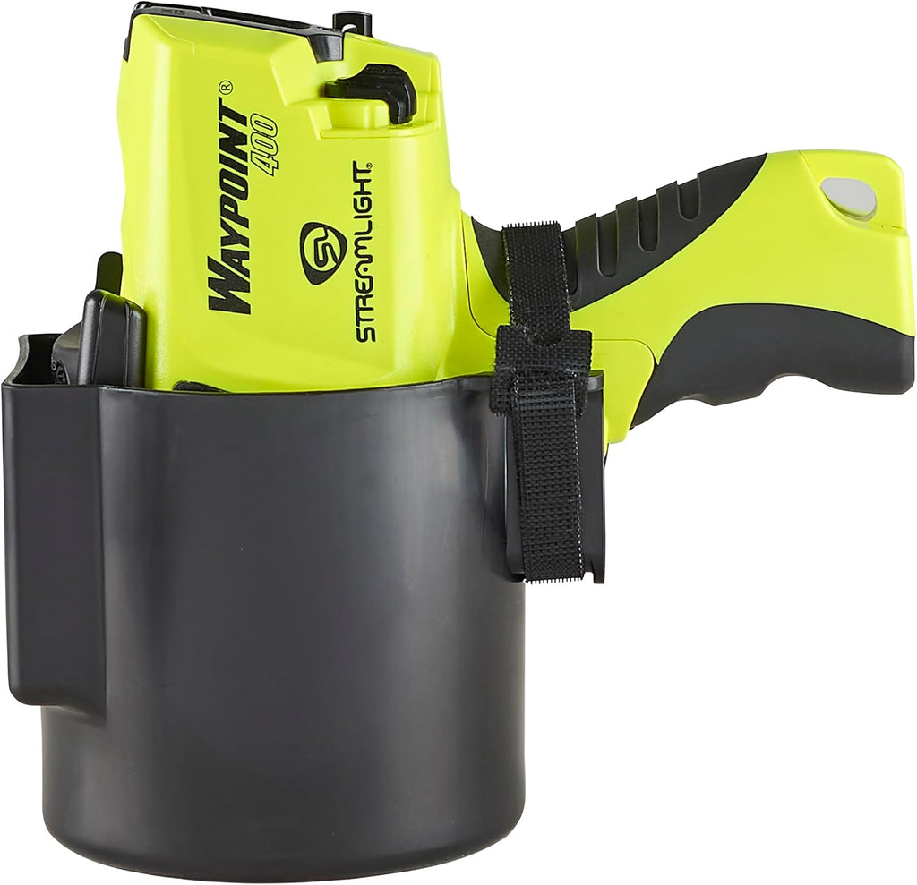 Streamlight 44910 WayPoint 400 1400-Lumen 400,000-Candela Rechargeable Handheld LED Spotlight for Outdoor, Marine, and Emergency Use, Yellow