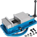VEVOR 6 Inch Heavy Duty Milling Vise Bench Clamp Vise High Precision Clamping Vise 6 Inch Jaw Width with 360 Degrees Swiveling Base CNC Vise