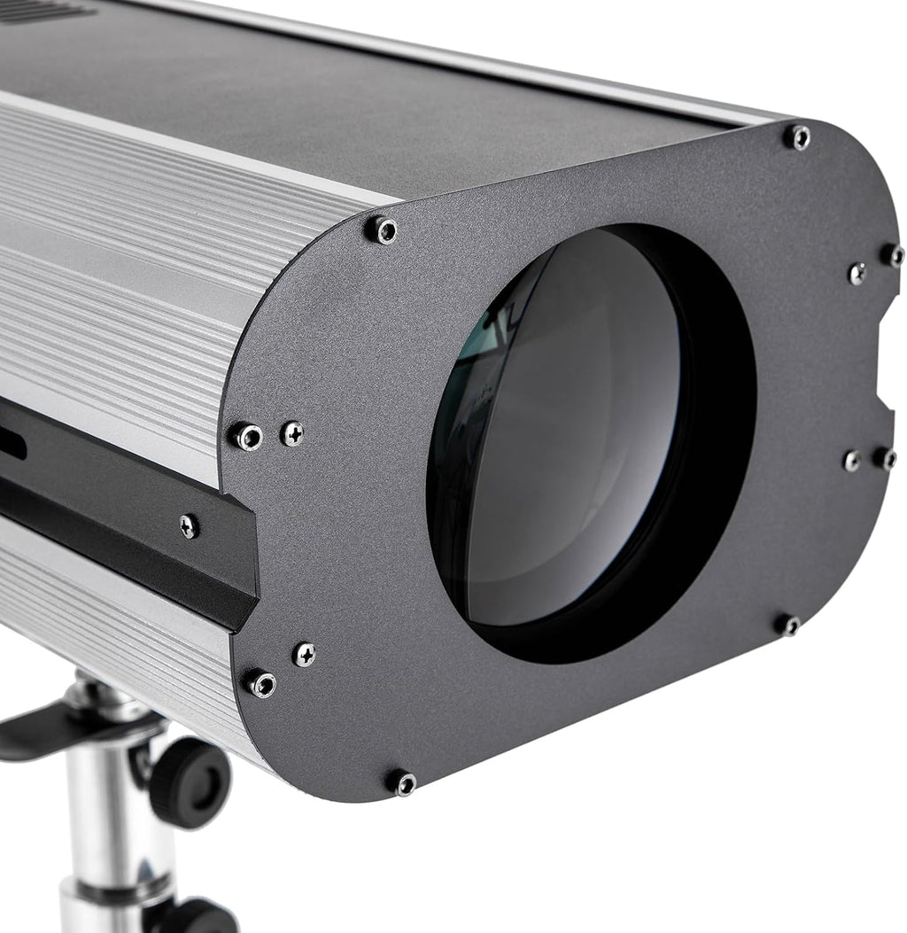 350W Stage Spotlight, LED Spotlight Follow Spot Light Manual Control Stage Light Adjustable Aperture DJ Wash Light with Stand, Professional Performance Lights for Party Disco Wedding
