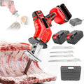 Cordless Reciprocating Saw Kit, with 2 Pieces 6000mah Lithium-Ion Batteries,Compact One-Handed Tool for Pruning, Wood, Plastic, and Bone Cutting Outdoors