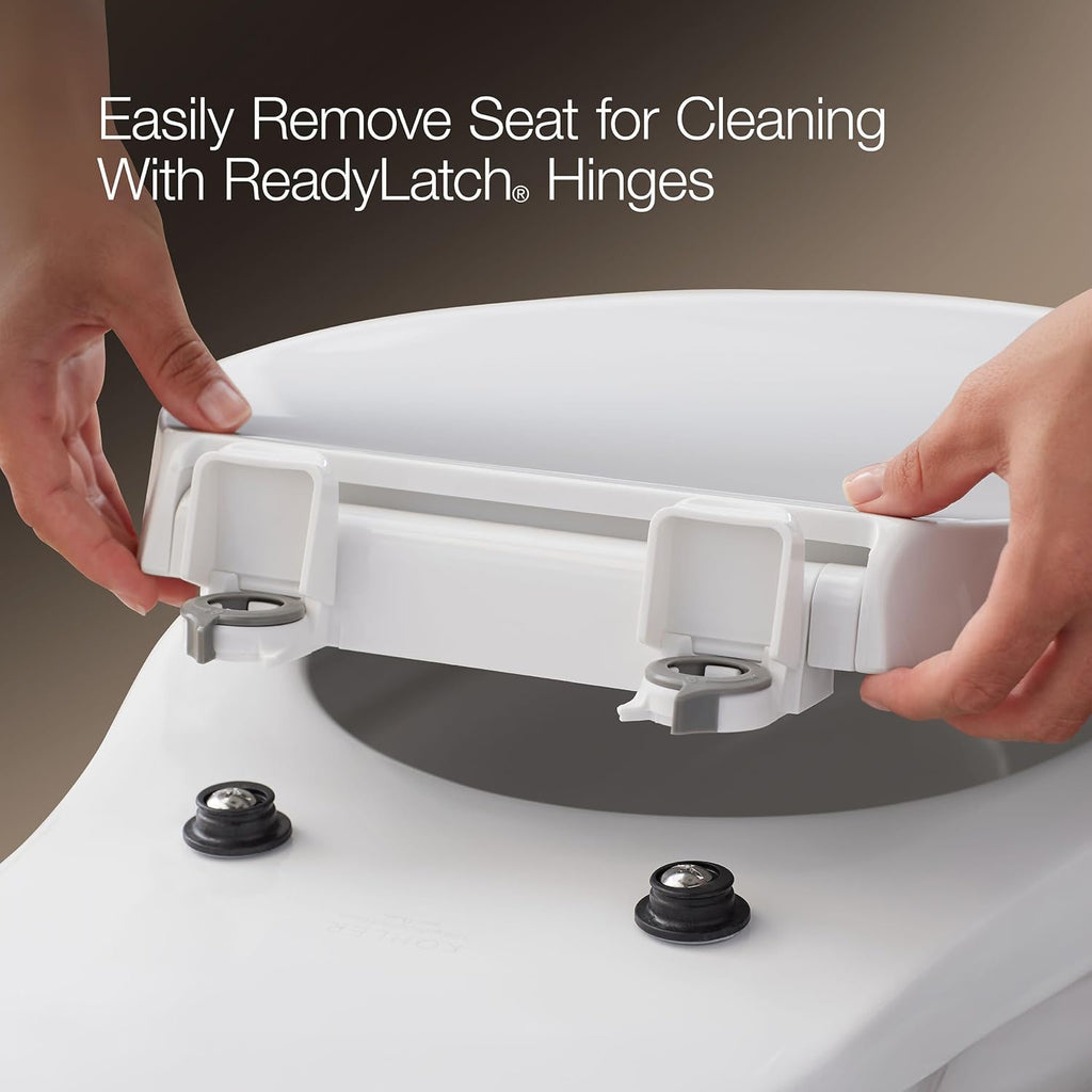 KOHLER CACHET® Nightlight Soft Close Toilet Seat Elongated, ReadyLatch®, Grip-Tight Hardware, Dune