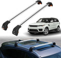 ERKUL Heavy Duty Roof Rack Cross Bars for Land Rover Range Rover Sport 2014-2022 | Upgraded Aero Aluminum Crossbars with Smart Clamp System | Compatible with Flush Rails - Silver