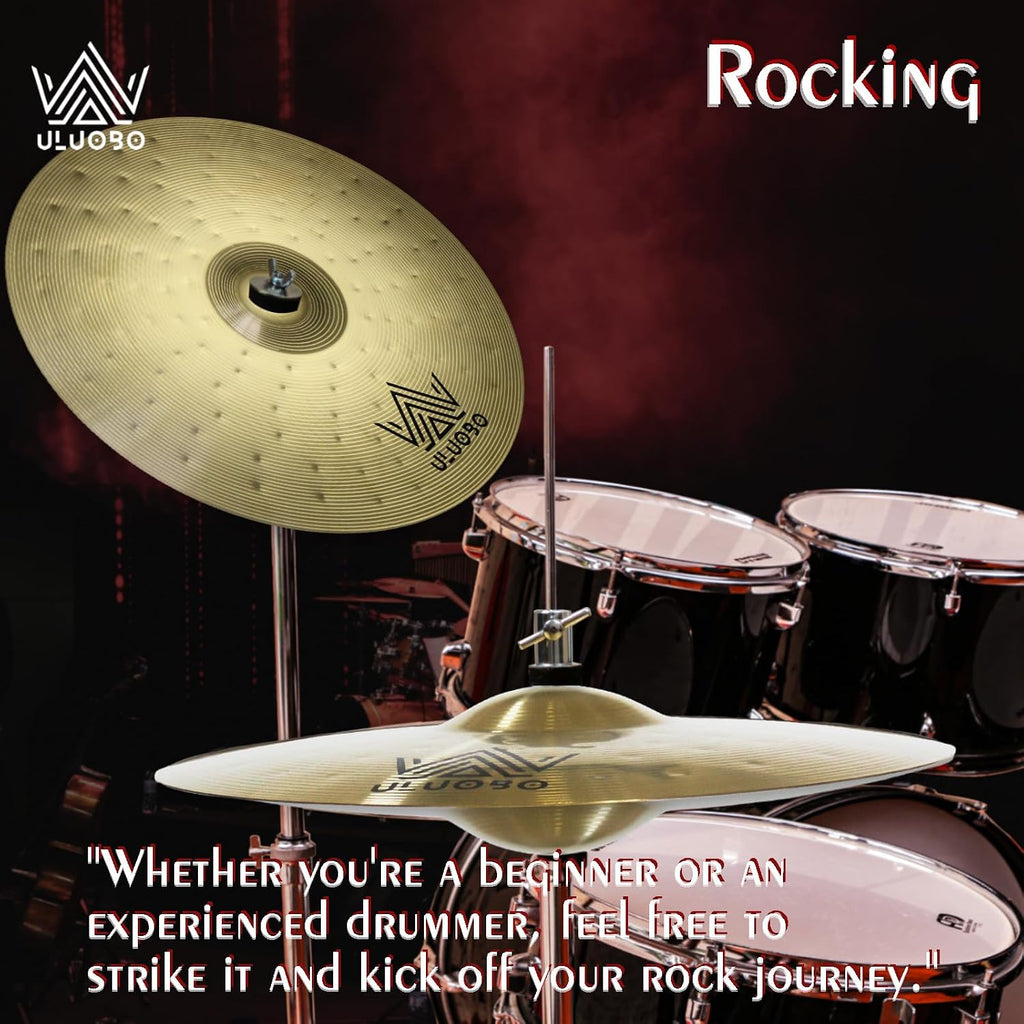 Cymbal Pack, Drum Set Cymbals 9 Pieces, Symbols for Drums