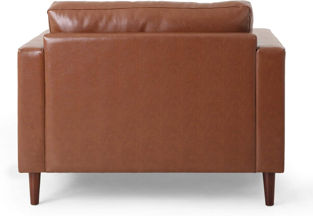 Christopher Knight Home Malinta Club Chair, Cognac + Espresso