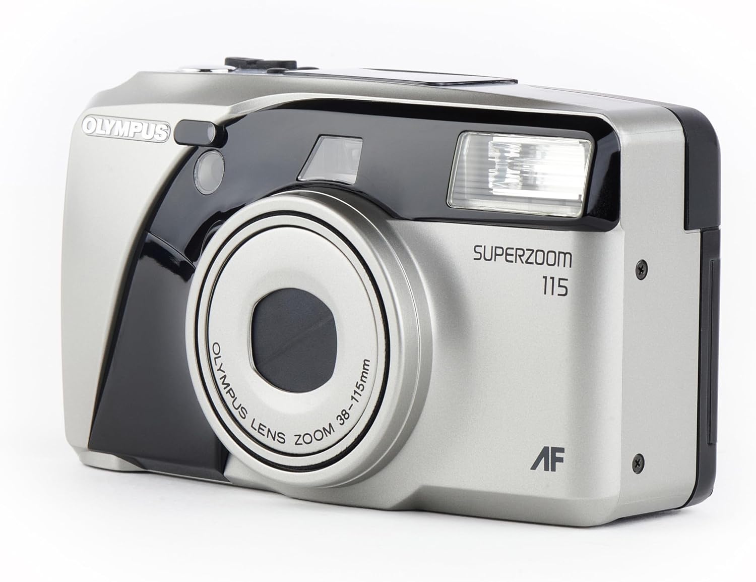 Olympus Superzoom 115 35mm Point & Shoot Film Camera – Compact Zoom Lens, Autofocus, Built-in Flash – Vintage Analog Camera for 35mm Film (Renewed)