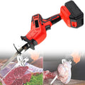 Bone Saw Cordless Professional Butcher Reciprocating Saw - Battery Powered Electric Bone Saw for Commercial and Home Usebattery