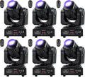 U`King 60W LED Moving Head Light with Remote 8 GOBO 8 Pattern Spotlight by DMX Controlled 11 Channel for Disco Club Party Stage Lighting Shows (6PCS)