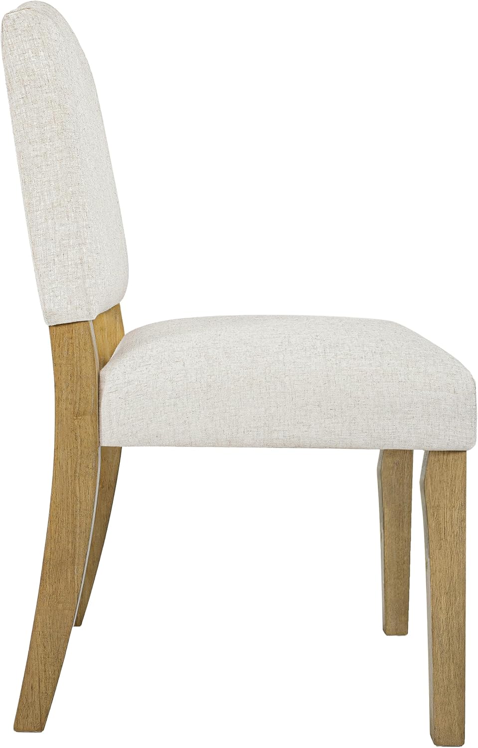 HomePop Open Back Dining Chair - Cream Textured Woven (Single Pack)