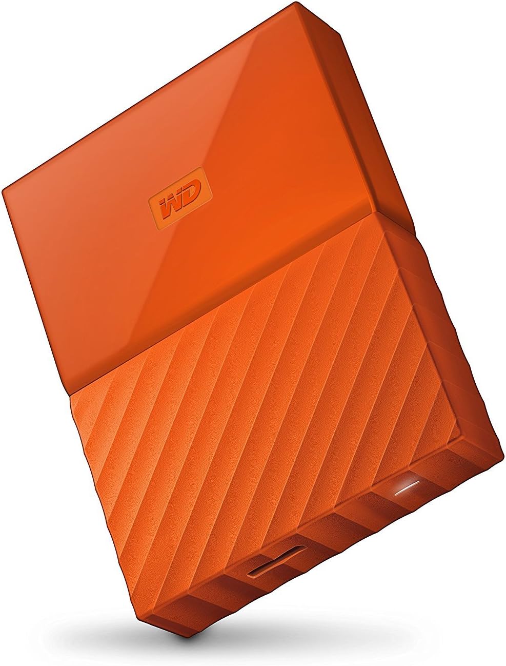 WD 4TB Orange My Passport Portable External Hard Drive - USB 3.0 - WDBYFT0040BOR-WESN