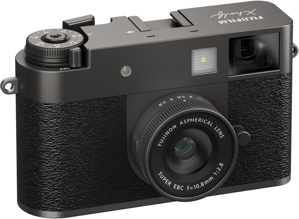 Fujifilm X Half Digital Camera (Charcoal Silver) Bundle with Extra Battery + Peak Design Strap + Camera Pouch + More Advanced Accessories | Fuji X Half