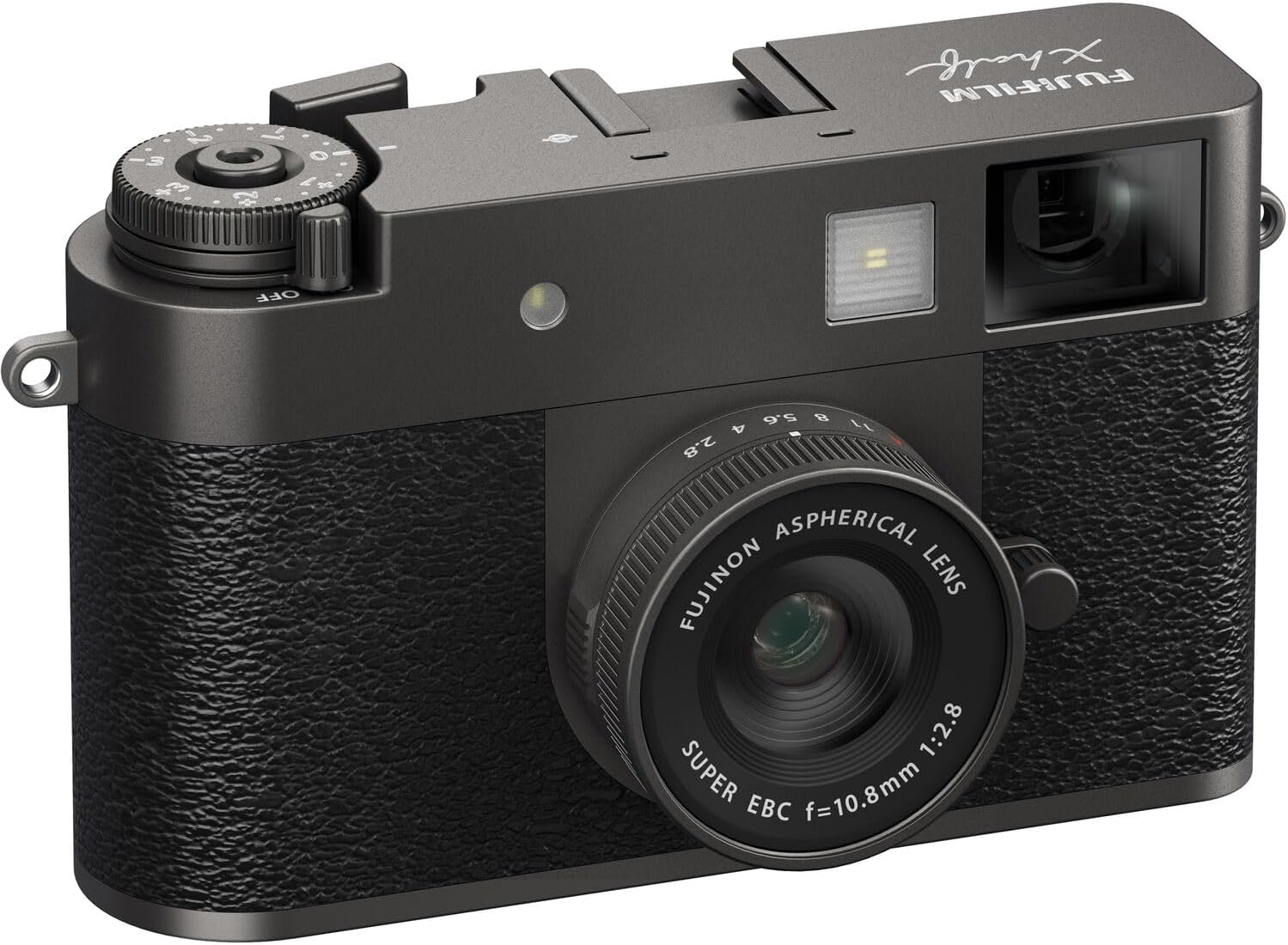 Fujifilm X Half Digital Camera (Charcoal Silver) Bundle with Extra Battery + Peak Design Strap + Camera Pouch + More Advanced Accessories | Fuji X Half