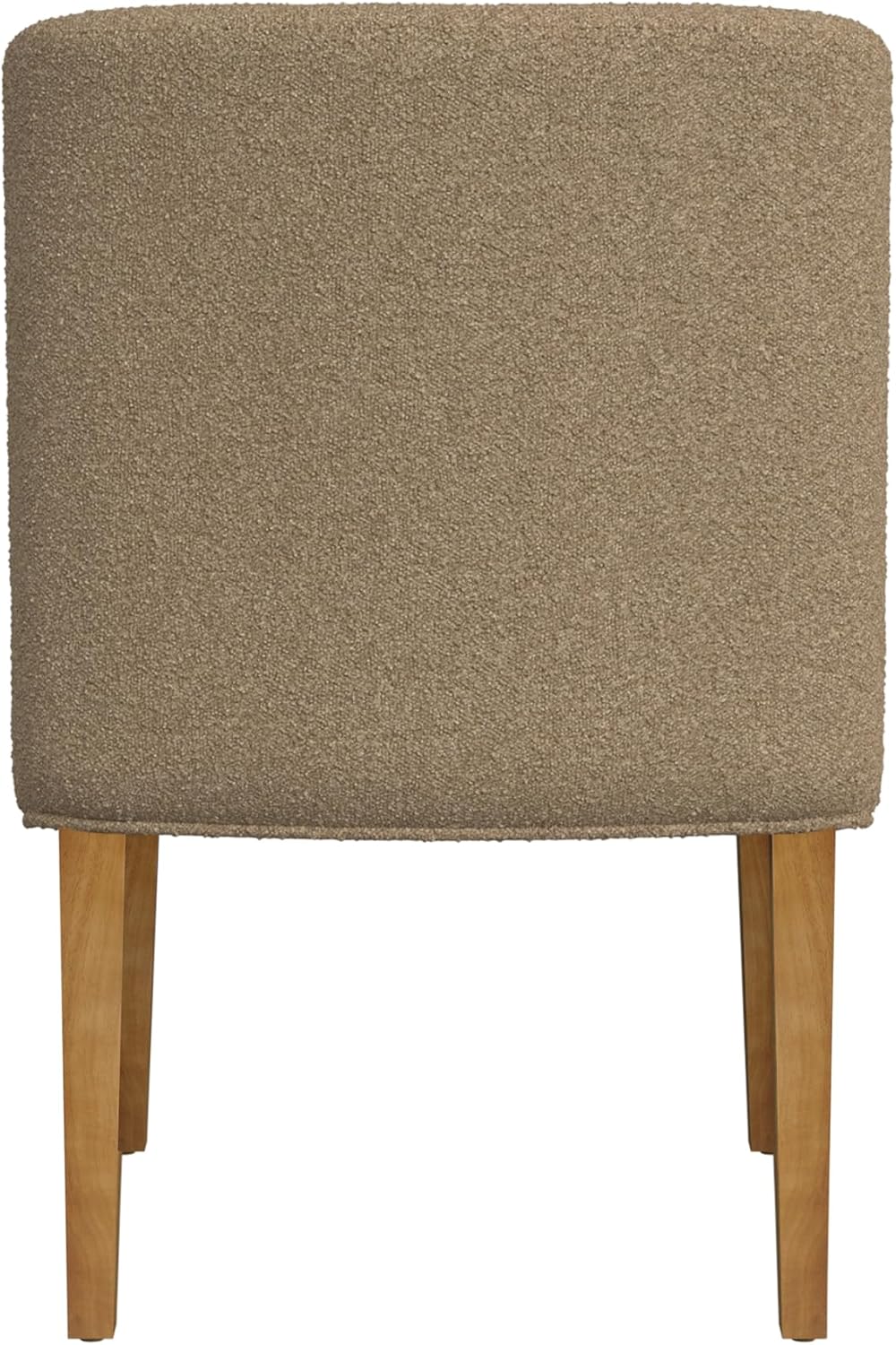 HomePop Low Back Dining Chair - Brown Boucle (Single Pack)