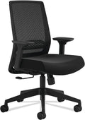 Safco Products Medina Basic Task Chair Adjustable Lumbar and Arm Rests