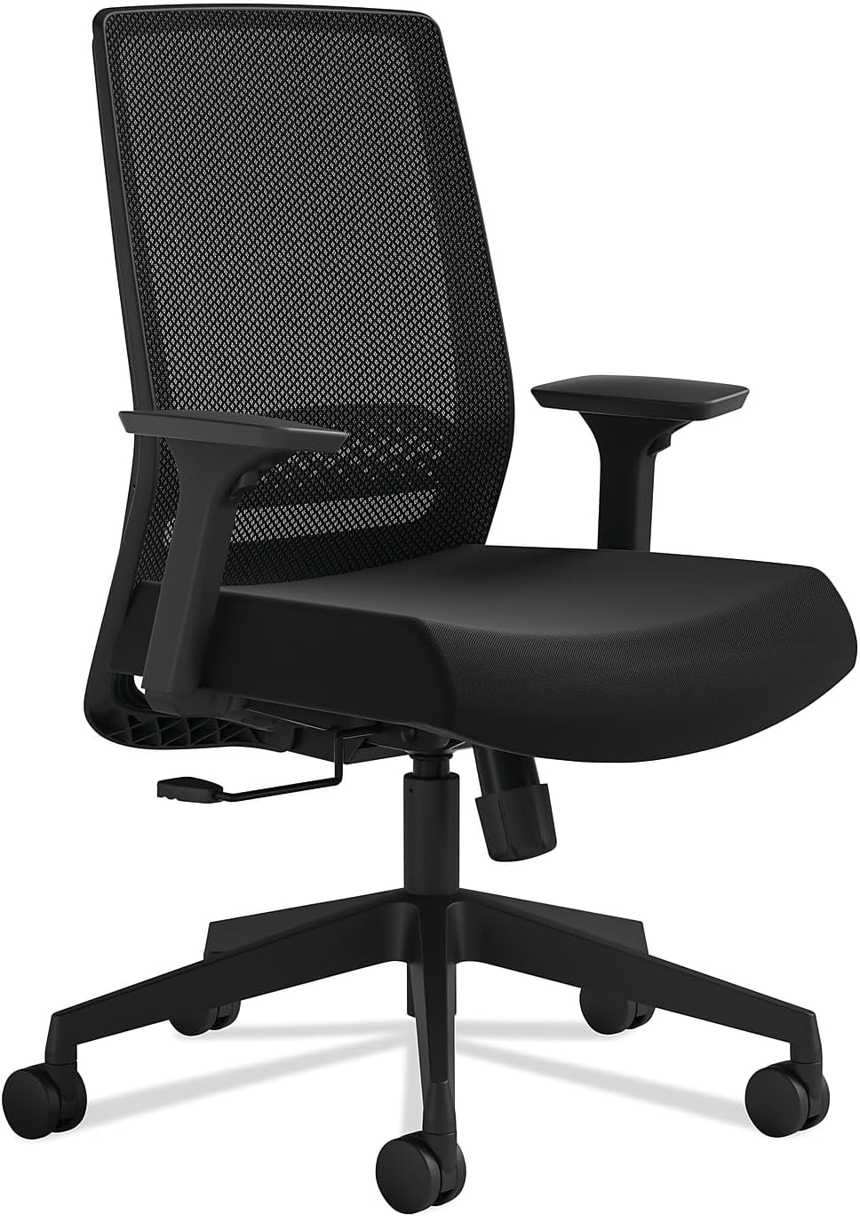 Safco Products Medina Basic Task Chair Adjustable Lumbar and Arm Rests