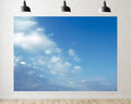 Trykid 20x10ft Blue Sky White Clouds Backdrop Clear Sky Clouds Natural Scenery Photography Background Newborn Baby Shower Wedding Ceremony Birthday Party Decoration Photo Prop