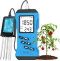 7-in-1 Soil Tester Kit - pH, Moisture, Nutrient, Conductivity, Phosphorus, Potassium, NPK - Accurate Gardening & Farming Soil Health Meter, Easy to Use, Essential for Plant Care