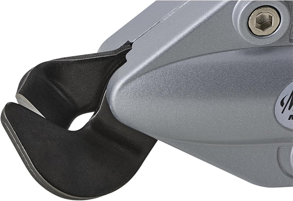 Malco TSHD TurboShear Heavy-Duty Drill Attachment – 18-Gauge Galvanized Steel | 360° Rotating Head | Telescoping Clamp Fits All Drills | Cuts Corrugated Panels, Spiral Duct & Ribs | Made in USA