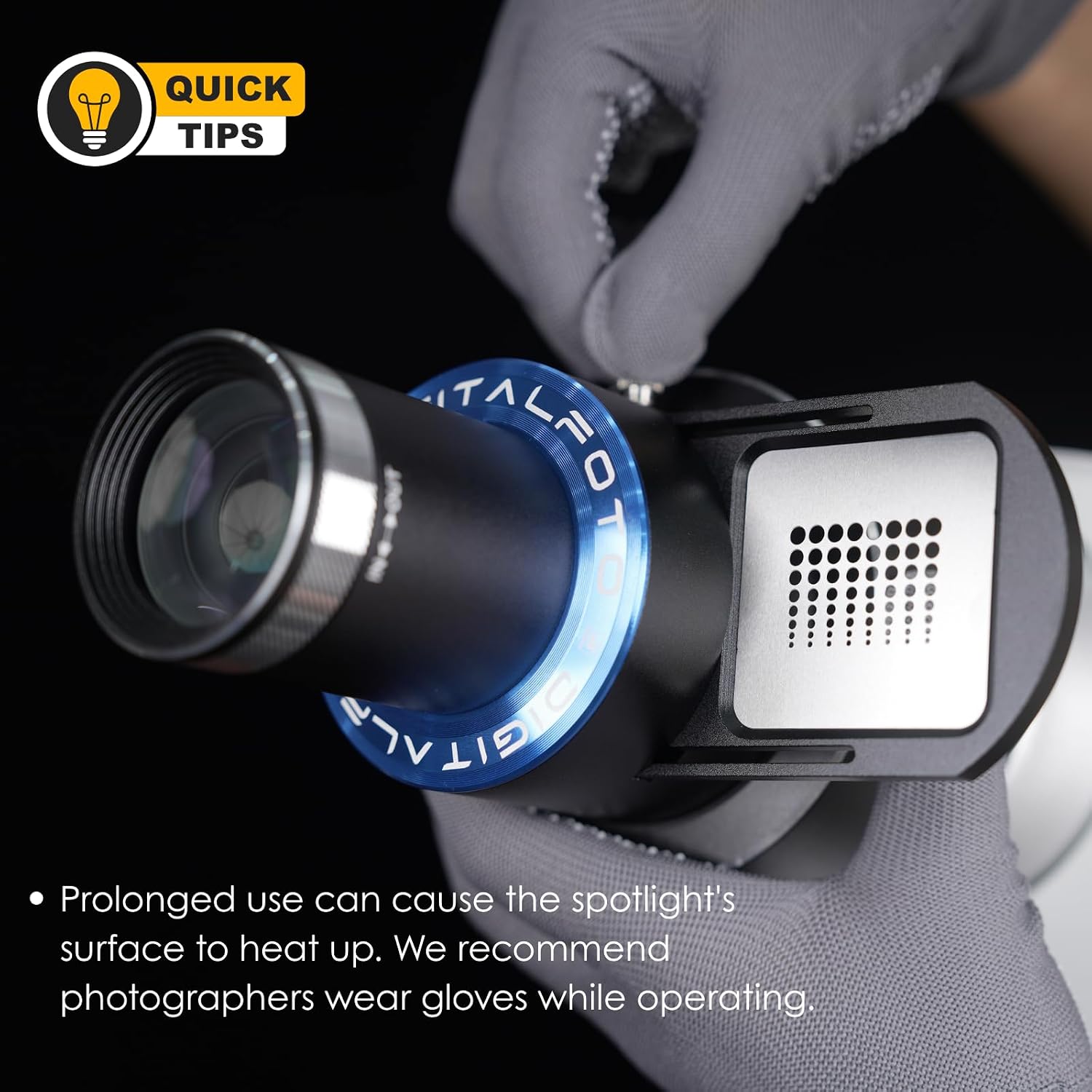 Bowens Mount Projector Attachment,Spotlight Optical Snoot Photography kit for COB Monolight Portraits/Product,Compatible with Aputure Amaran100X/D 200D/X,Godox SL60/SmallRig,4 Color Filters,25 Gobos