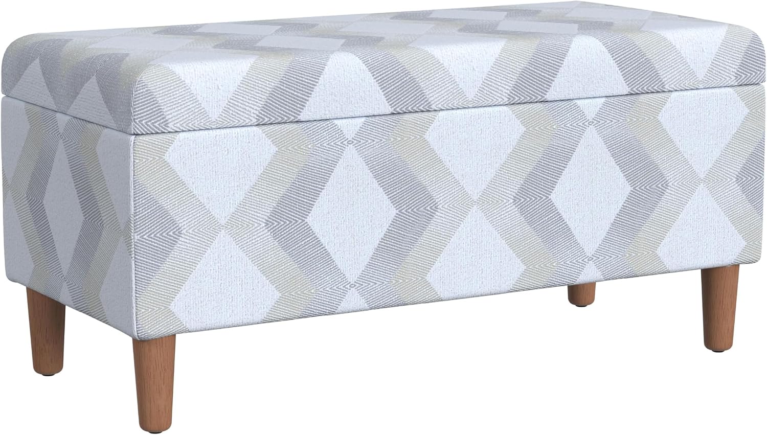 HomePop Malmo 36' Storage Bench - Natural Woven Geo