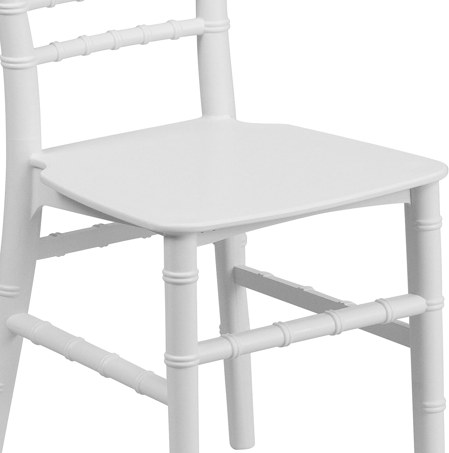 Flash Furniture Hercules Series Children's Resin Event Chairs, Commercial/Residential All Occasion Chairs for Kids, 330 lb. Static Weight Capacity, Set of 10, White