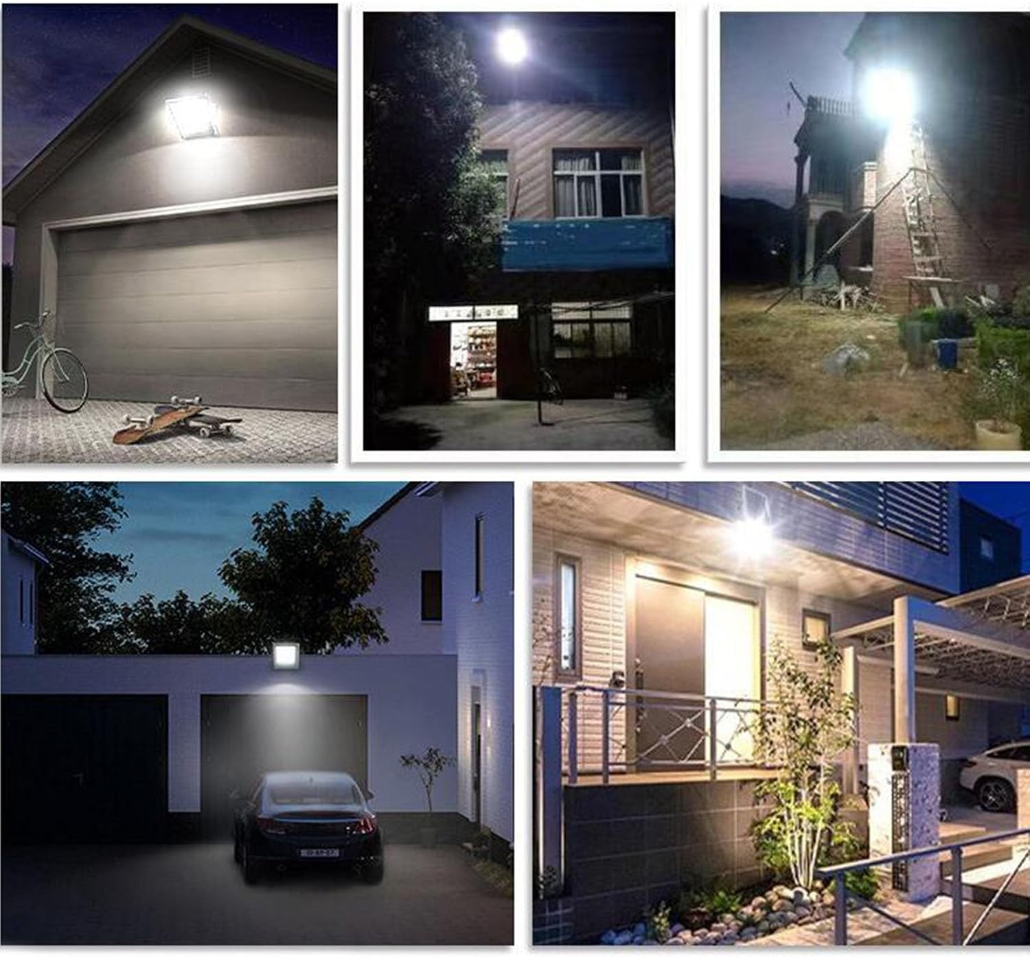 Solar Projection Light 300W LED Spotlight Outdoor Waterproof Reflector With Remote Control for Garage, Terrace, Courtyard, Garden