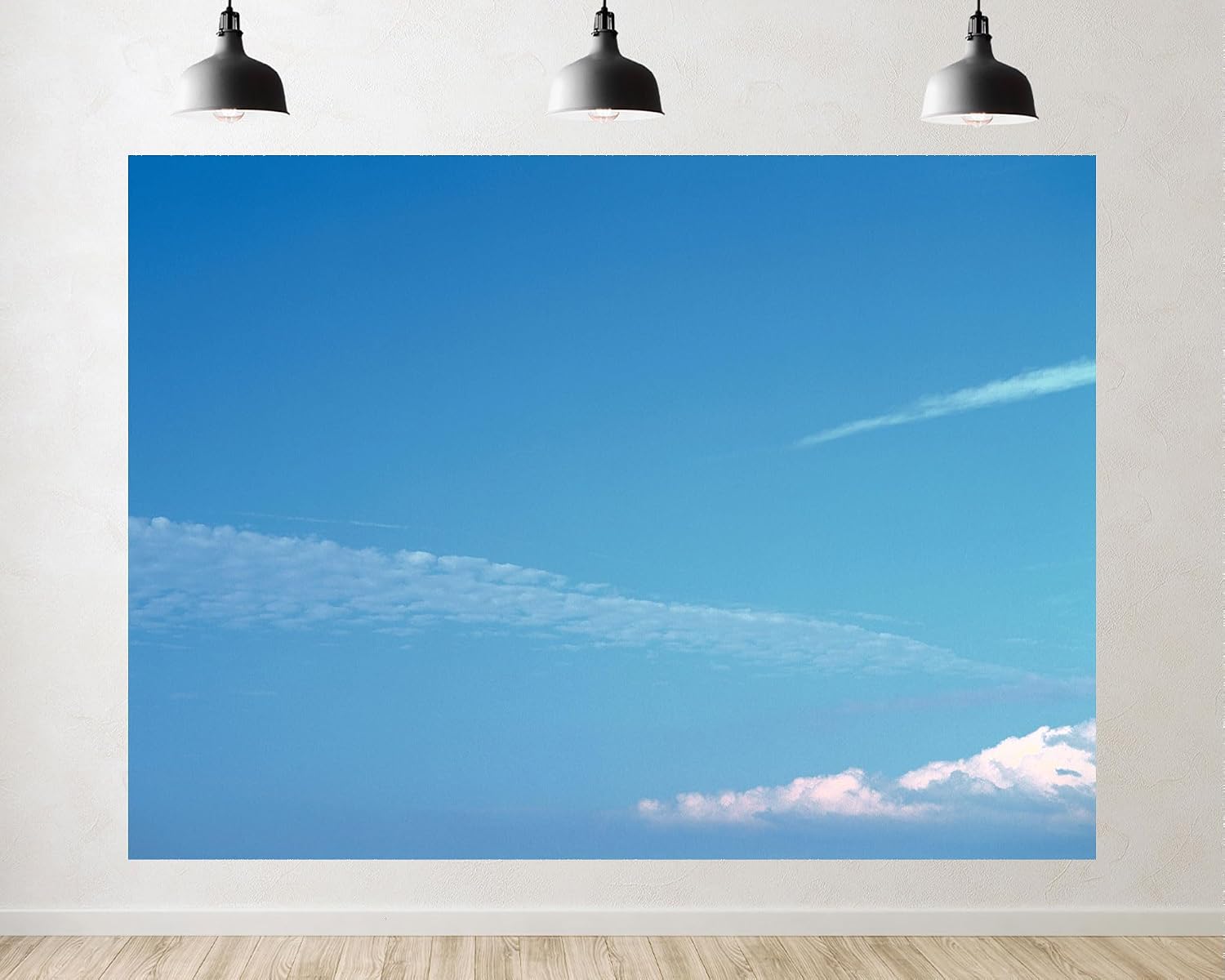 Trykid 20x10ft Blue Sky White Clouds Backdrop Clear Sky Clouds Sunshine Natural Scenery Photography Background Newborn Baby Shower Wedding Birthday Party Decoration Studio Prop
