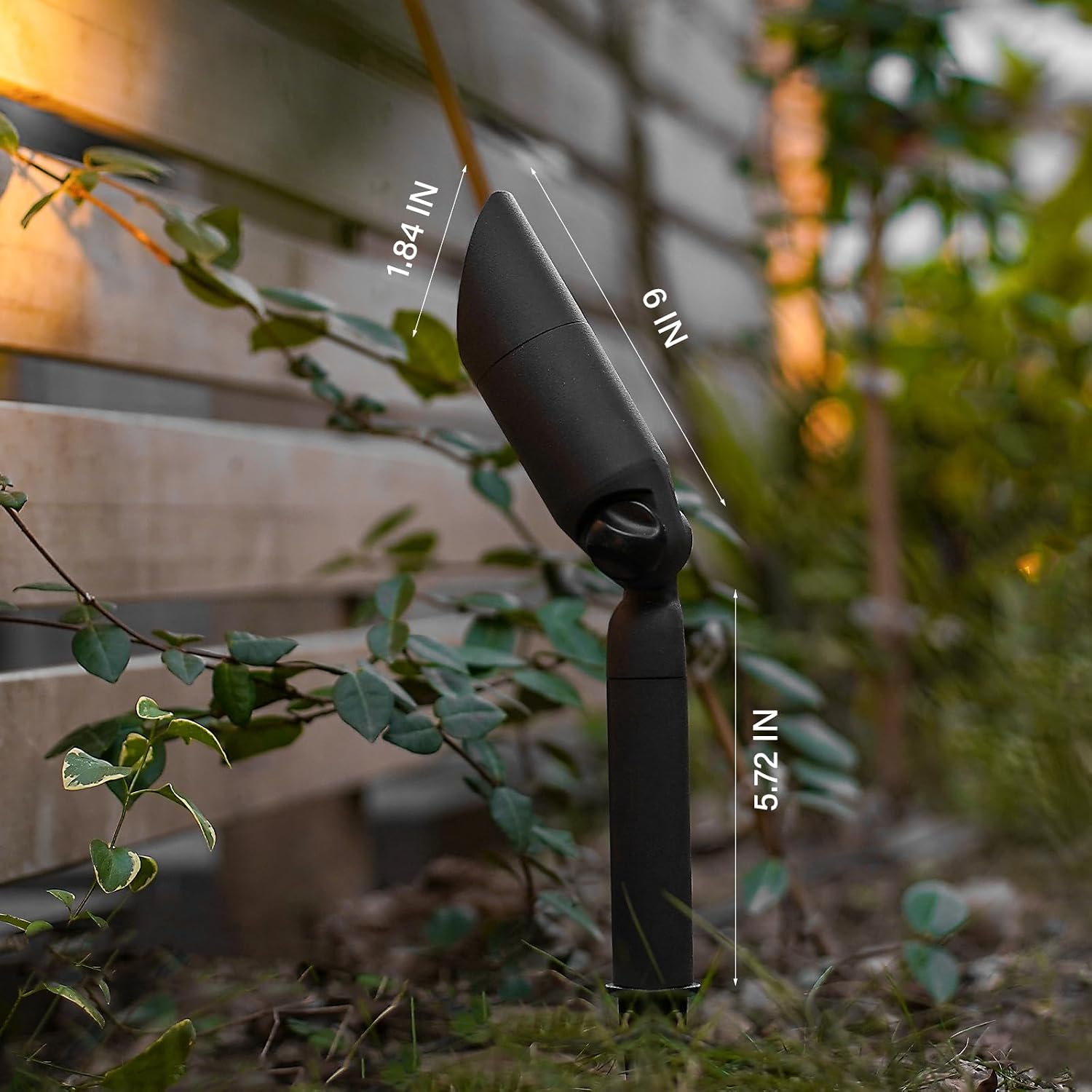 GOODSMANN Landscape Lighting 12V AC Spotlights 8PK 3W LED Landscape Lights 100 Lumens Spot Light MR11 Replaceable Bulb 2900K Tree Lights Garden Up Light Hardwired Lighting Cable Connectors