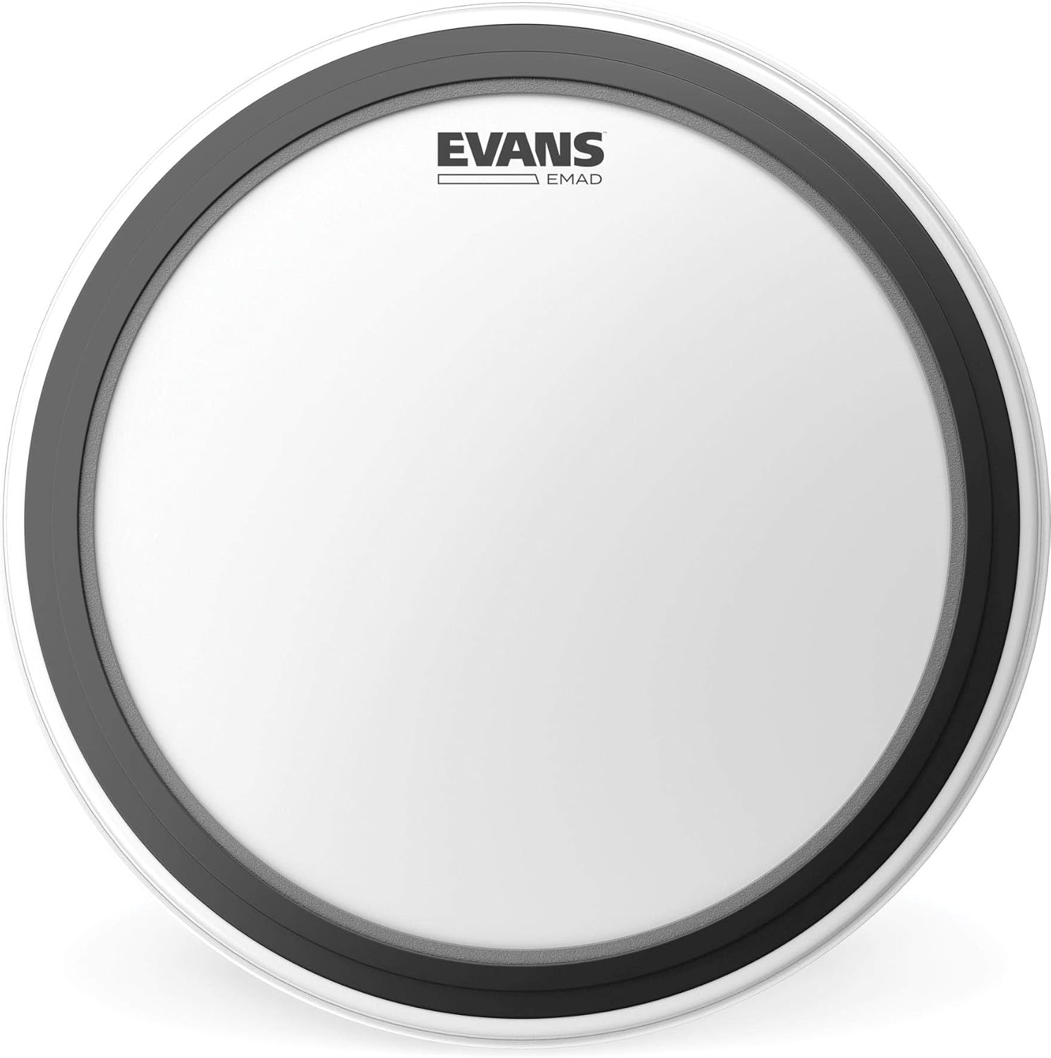 Evans 2-Pack 22' Coated Bass Drum Batter Head with EMAD Damping System - Natural Wood - 22-inch-bass-drum-batter-heads