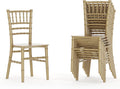 Flash Furniture Hercules 6 Pack Child's Gold Resin Party and Event Chiavari Chair for Commercial & Residential Use