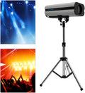 CNCEST 440W LED Stage Spotlight LED Follow Spotlight with Stand for Party Disco Wedding,Dual Control Stage Light Adjustable Aperture,3.94-4.99FT Height 6 Colors (440, Watts)