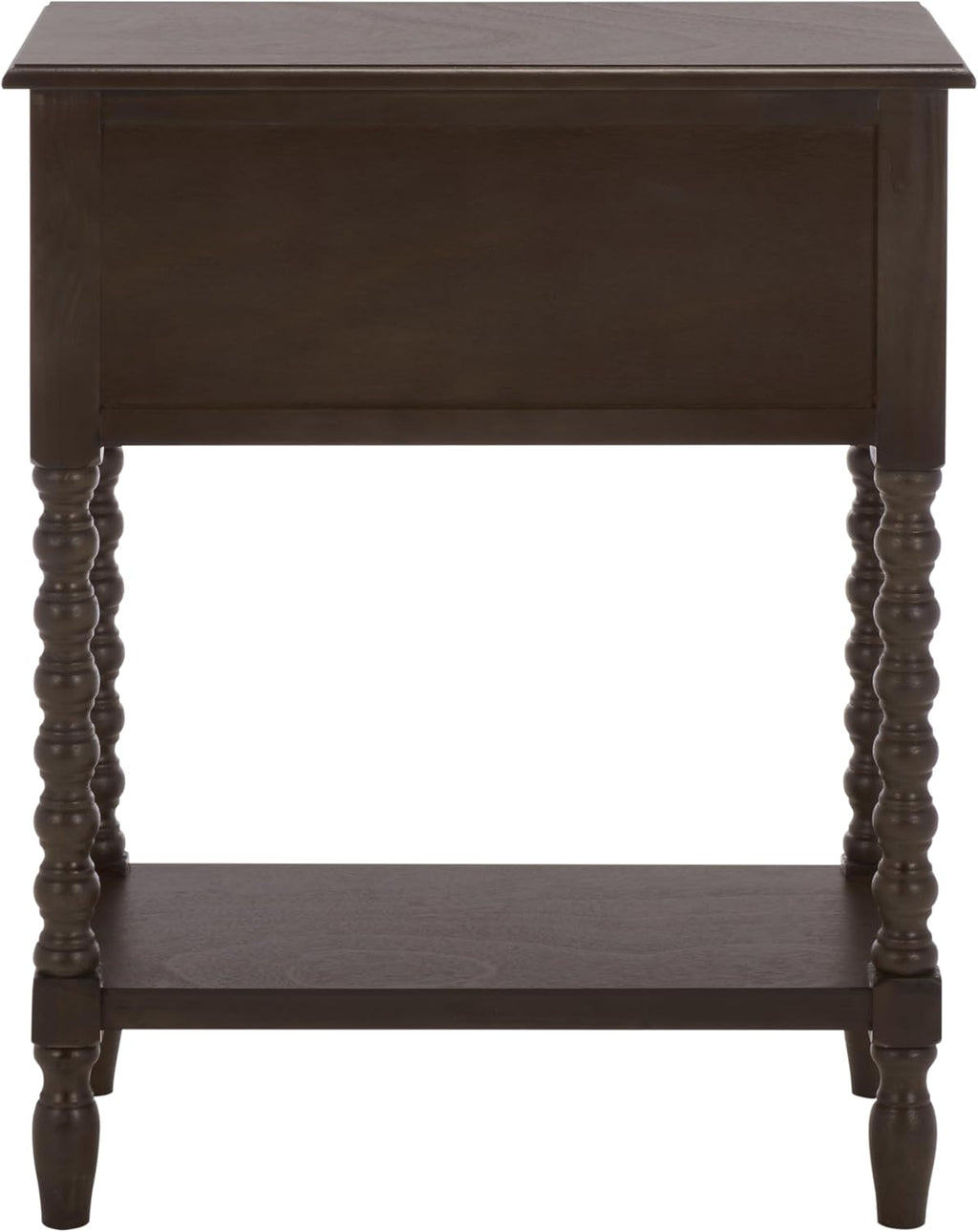 SAFAVIEH Furniture - Athena 3-Drawer Console Table - Dark Chocolate - Solid Wood - Farmhouse Classic Design - Ideal for Entryway, Living Room, Hallway, 23.5' W x 13' D x 29.5' H (CNS5703D)
