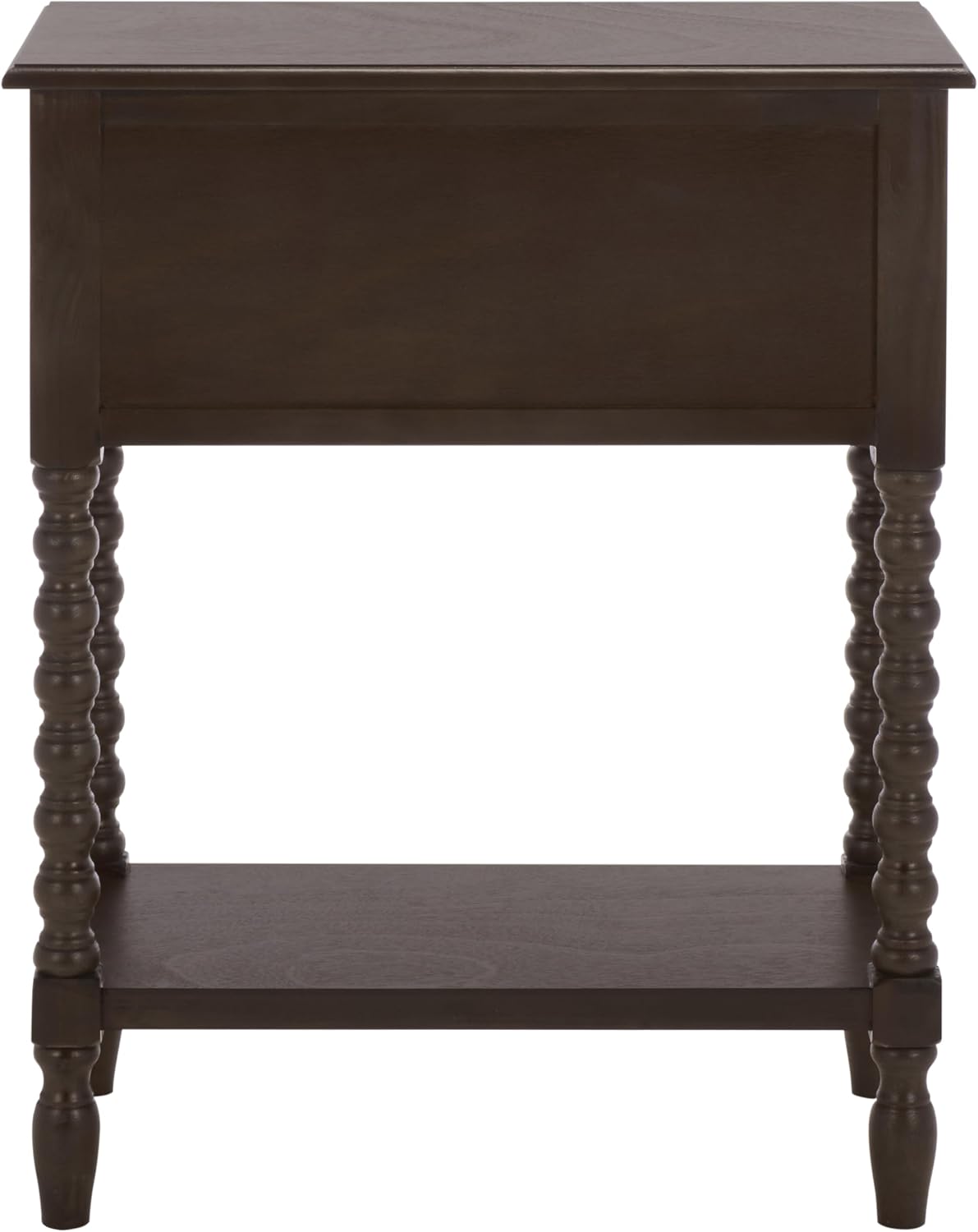 SAFAVIEH Furniture - Athena 3-Drawer Console Table - Dark Chocolate - Solid Wood - Farmhouse Classic Design - Ideal for Entryway, Living Room, Hallway, 23.5' W x 13' D x 29.5' H (CNS5703D)