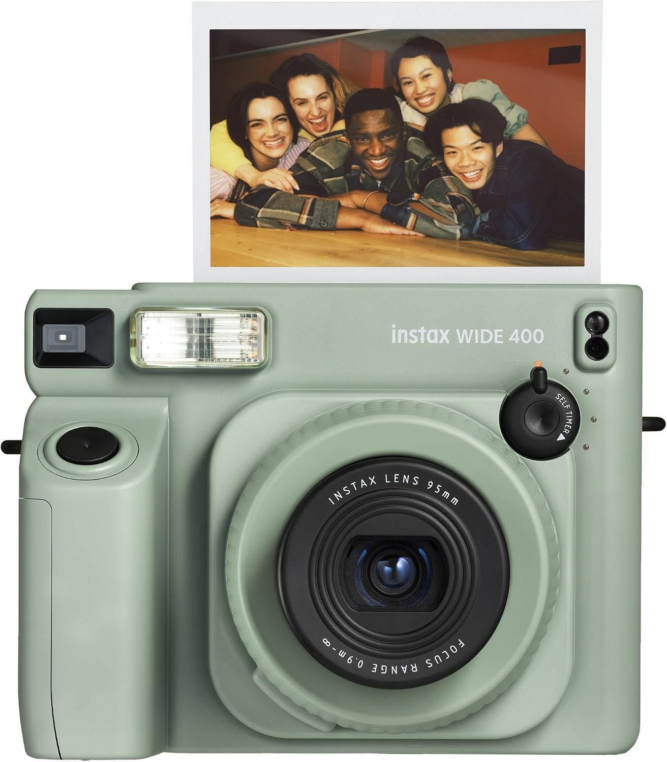 Fujifilm Instax Wide 400 Instant Film Camera Bundle with Fuji Instax-Wide Instant Film (40 Sheets) + Carrying Case + Photo Album + More