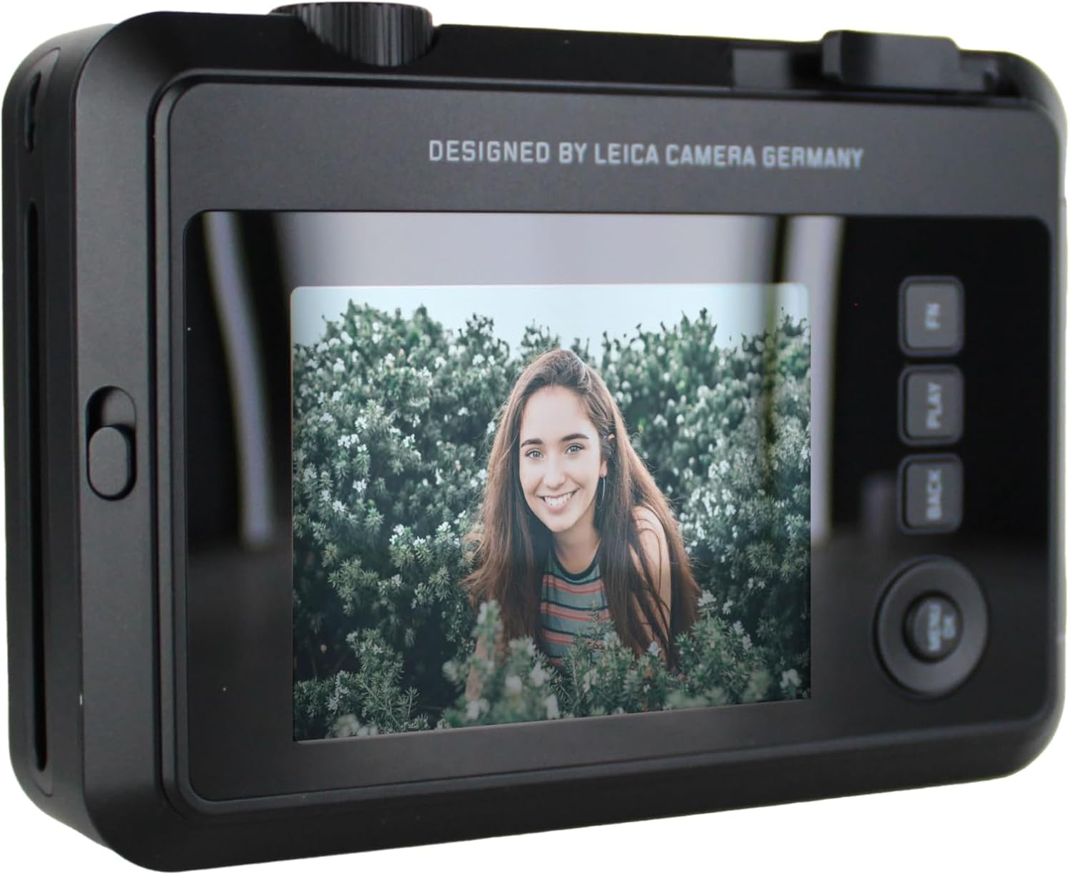 Leica Sofort 2 Hybrid Instant Photo Film and Digital Camera (Black) (19190) with LCD Display Bundle with Fujifilm Instant Film 20 Sheets + 128 GB Memory Card + Bag + Cleaning Kit