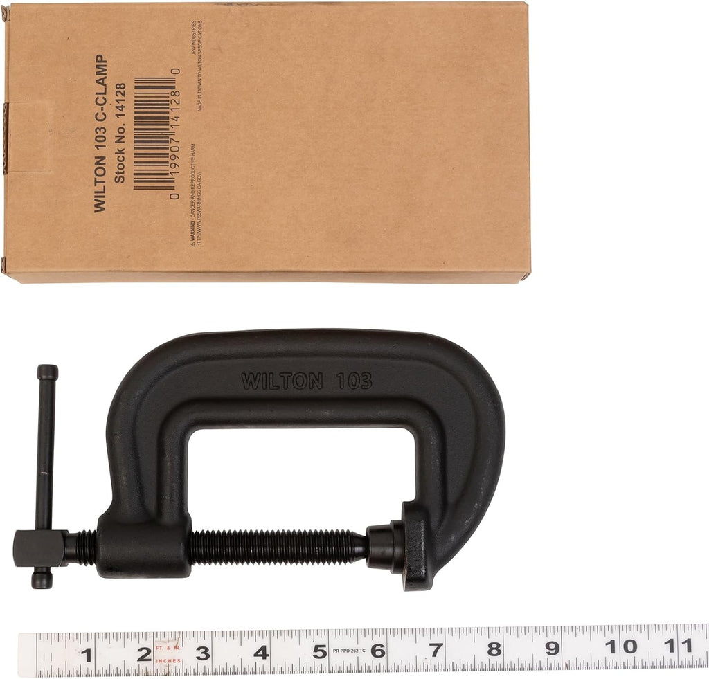 Wilton Brute Force C-Clamp, 2-15/16' Opening, 2' Throat, 8750 Lbs. Clamping Force (Model 103)