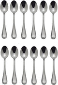 Towle Beaded Antique 18/10 Stainless Steel 6 1/4' Teaspoon (Set of Twelve)