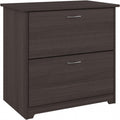 Bush Home Cabot 2 Drawer Lateral File Cabinet in Heather Gray, Home Office Chest for Letter, Legal, and A4-size Document Storage