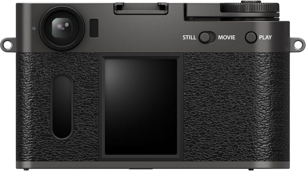 Fujifilm X Half Digital Camera (Charcoal Silver) Bundle with Extra Battery + Peak Design Strap + Camera Pouch + More Advanced Accessories | Fuji X Half