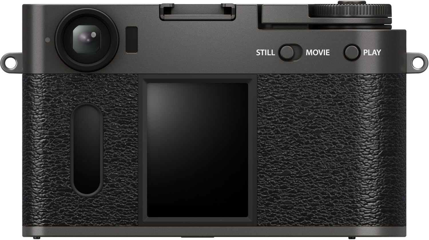 Fujifilm X Half Digital Camera (Charcoal Silver) Bundle with Extra Battery + Peak Design Strap + Camera Pouch + More Advanced Accessories | Fuji X Half