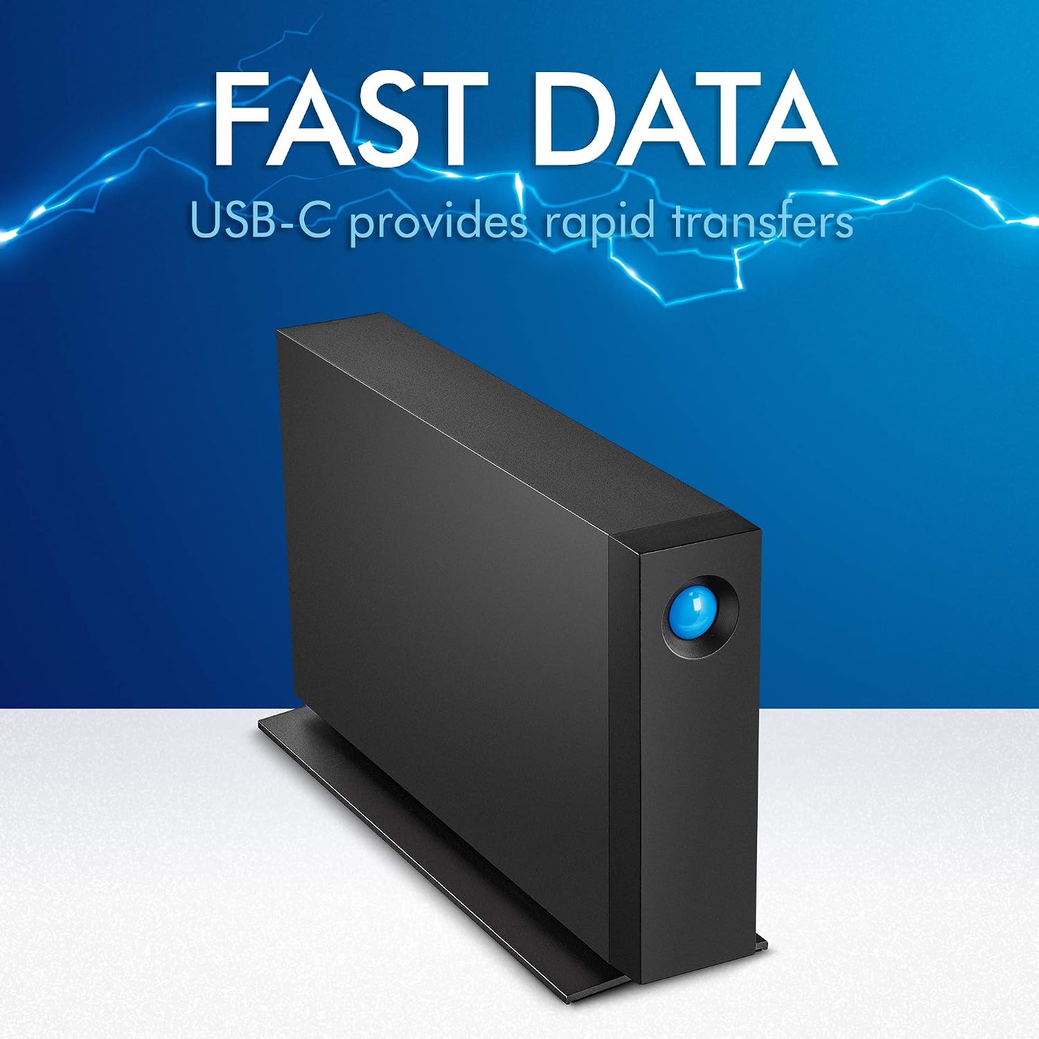 LaCie d2 Professional 6TB External Hard Drive Desktop HDD – USB-C USB 3.0 7200 RPM Enterprise Class Drives, 5 Year Warranty and Recovery Service (STHA6000800)