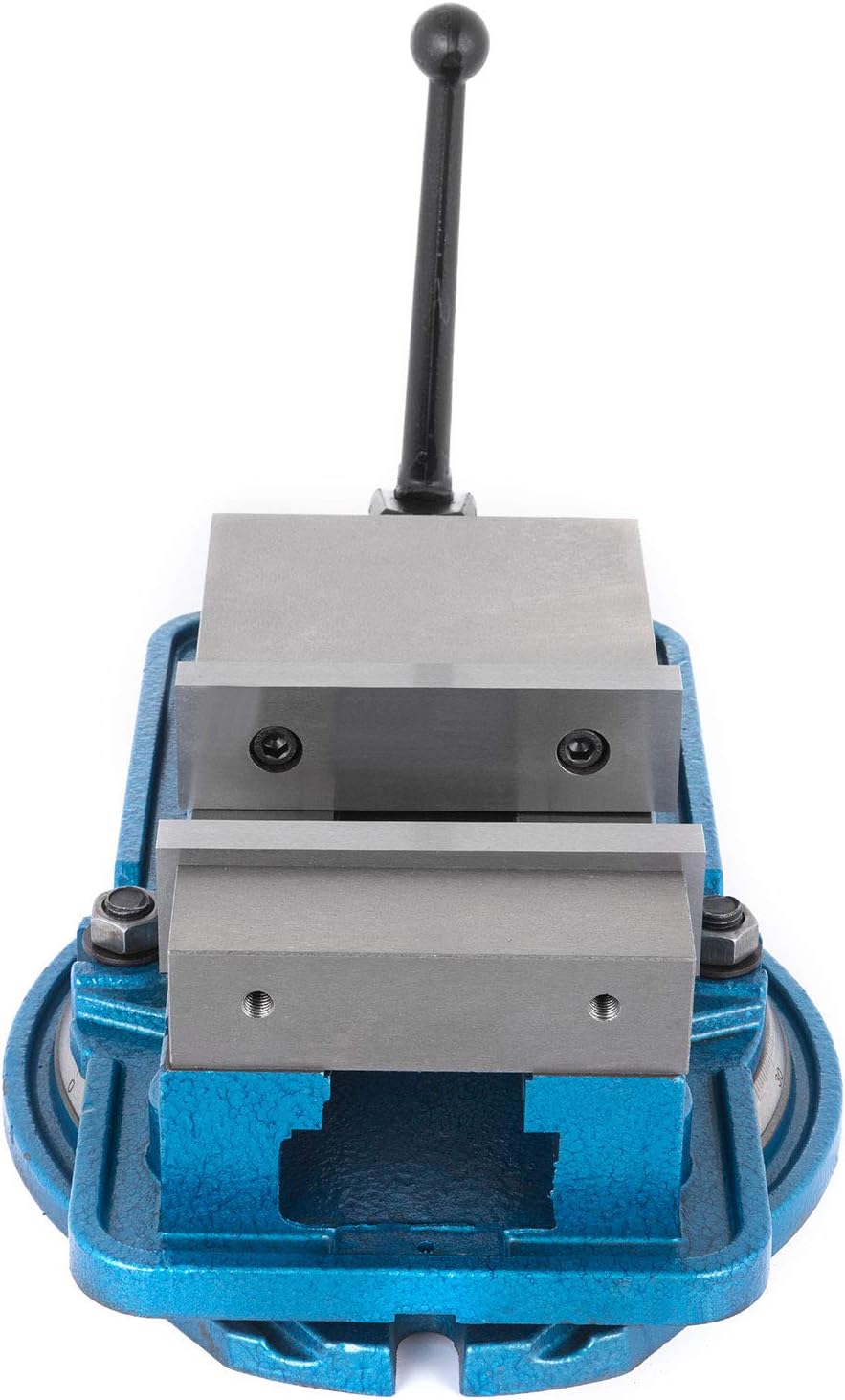 Happybuy 6 Inch Heavy Duty Milling Vise Bench Clamp Vise High Precision Clamping Vise 6 Inch Jaw Width with 360 Degrees Swiveling Base CNC Vise