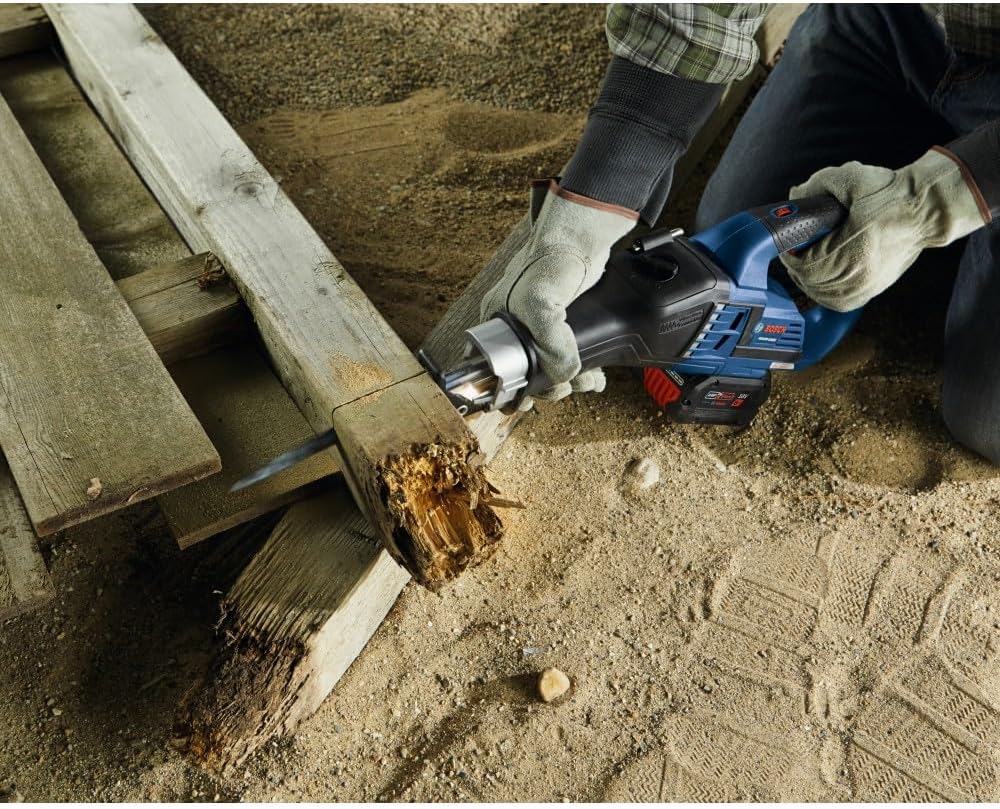 BOSCH GSA18V-125N 18V EC Brushless 1-1/4 In.-Stroke Multi-Grip Reciprocating Saw (Bare Tool)