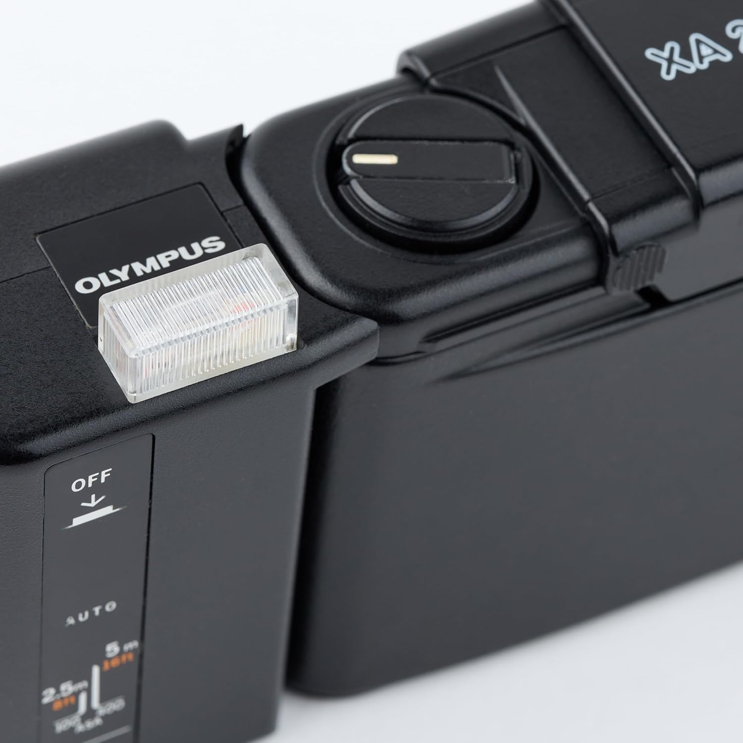 Olympus XA 35mm Film RangeFinder Camera with Flash Attached Olympus D-Zuiko 35mm f/3.5 lens and Flash Attachment (Renewed)
