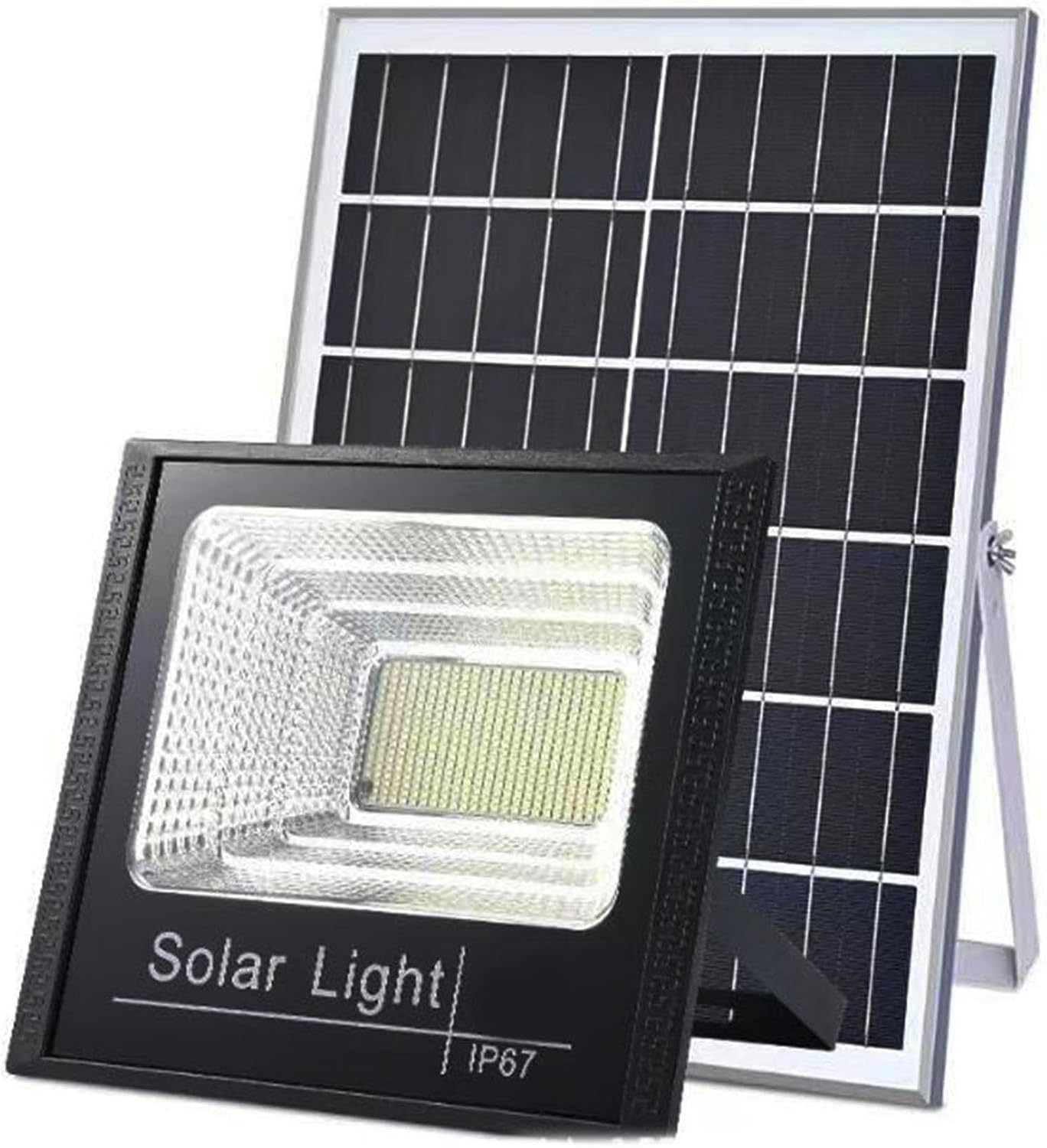 Solar Projection Light 300W LED Spotlight Outdoor Waterproof Reflector With Remote Control for Garage, Terrace, Courtyard, Garden
