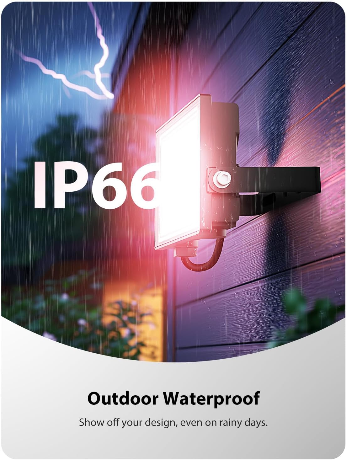 Onforu 6 Pack RGBW LED Flood Light 800W Equivalent, 100W Color Changing Floodlight with 44 Keys Remote, 2700K Warm White IP66 Waterproof Spot Lights Outdoor, Uplights for Stage, Party