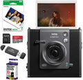 Fujifilm Instax WIDE EVO Hybrid Instant Film Camera Bundle, Includes INSTAX WIDE Instant Film (20 Exposures), SanDisk 32GB MicroSDHC Memory Card and More (5 Items)