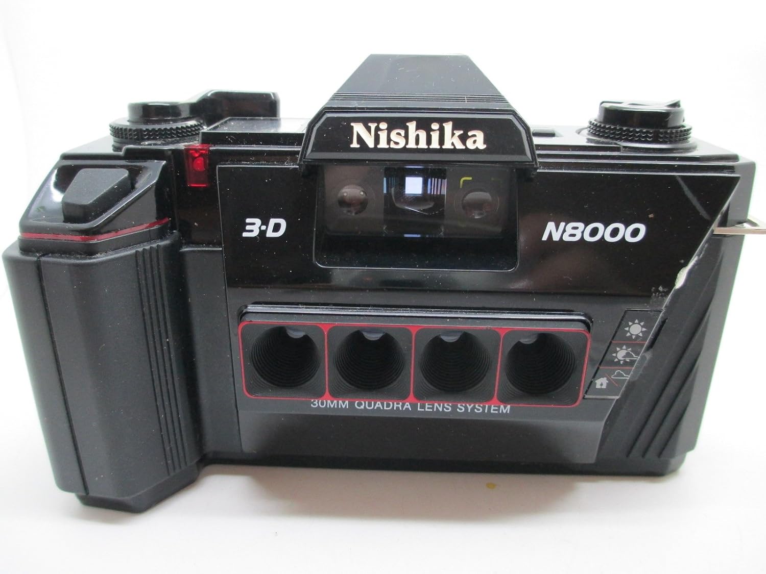 Nishika N8000 35mm 3-D Camera Quadra Lens Quadrascopic Stereo 3D Lenticular System by NISHIKA 3D (Renewed)